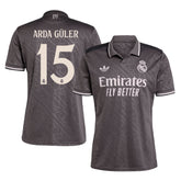 Men's Real Madrid ARDA GÜLER #15 Third Away Soccer Jersey 2024/25